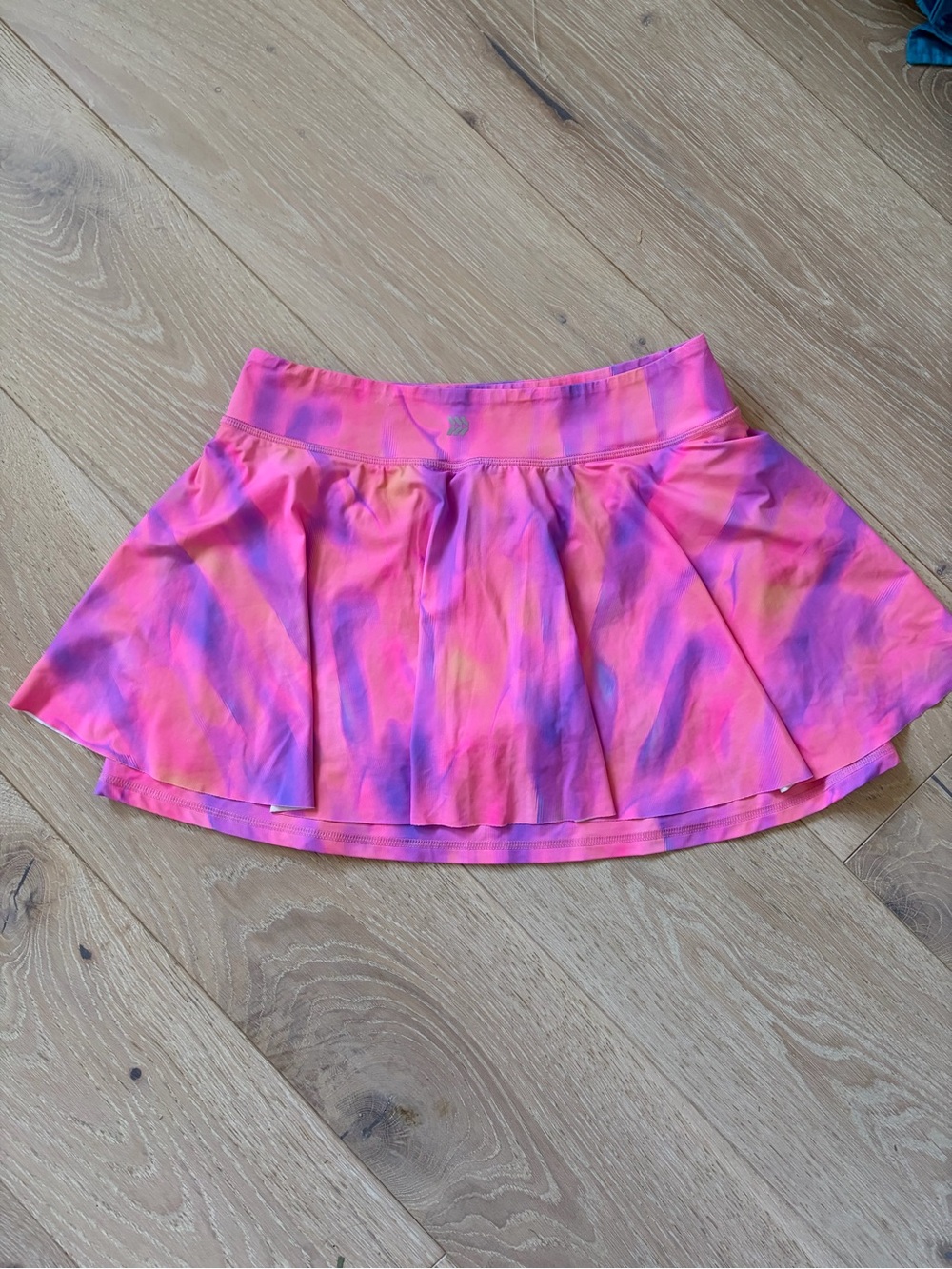 Target Pink, Purple and Yellow Tie-Dye Flared Skirt